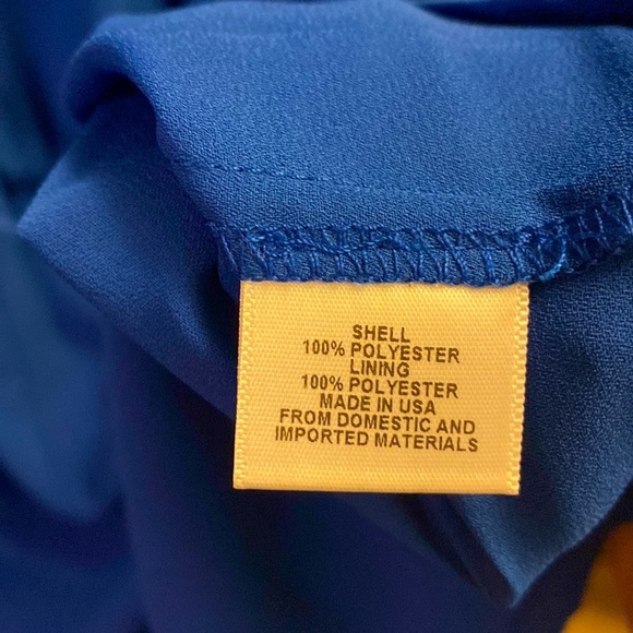 💎WAYF Blue Sheer Long Sleeve Romper. 💎Size Large NWT💎 - Picture 7 of 8